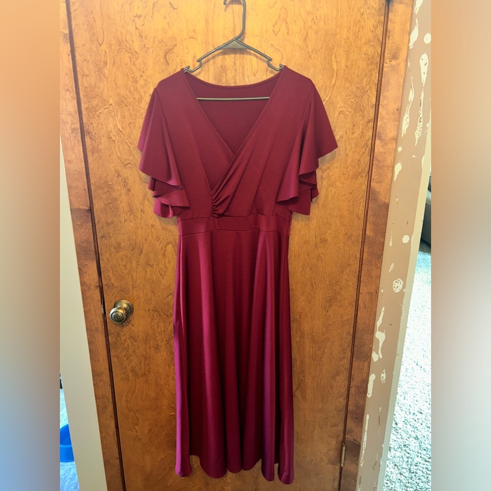 Maroon Dress